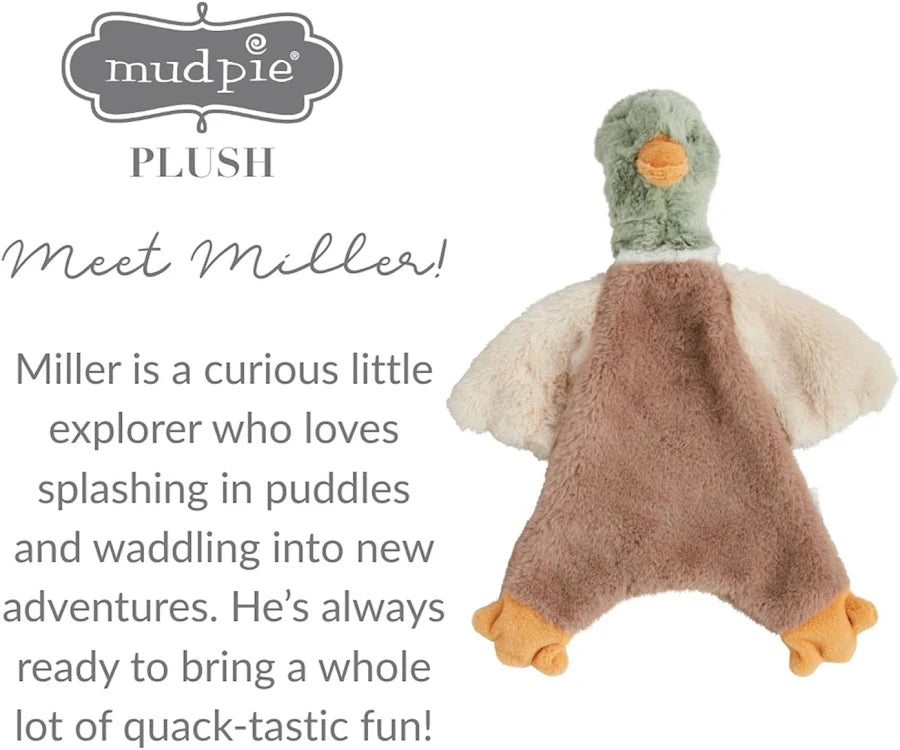 Mud Pie Duck Plush Woobie