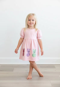 Lulu Bebe Sequin Peeps Dress