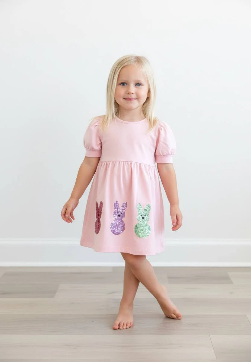 Lulu Bebe Sequin Peeps Dress
