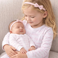 Magnolia Baby | Little Brother & Little Sister Zip Footie Pajamas