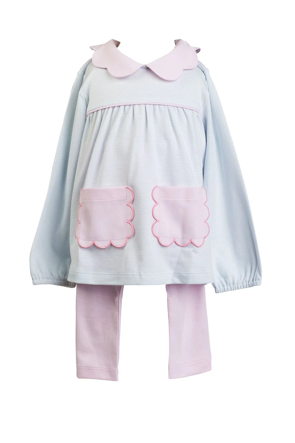 Proper Peony | Scallop Pocket Tunic Set