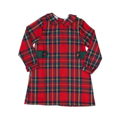 The Oaks Dress in Yuletide Tartan