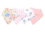 Copper Pearl | 4 Pack Bandana Bib Set in Penelope