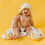 Copper Peal | Premium Baby Knit Hooded Towel in Dozer