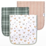 Copper Pearl | 3 Pack Premium Burp Cloths - Wilder