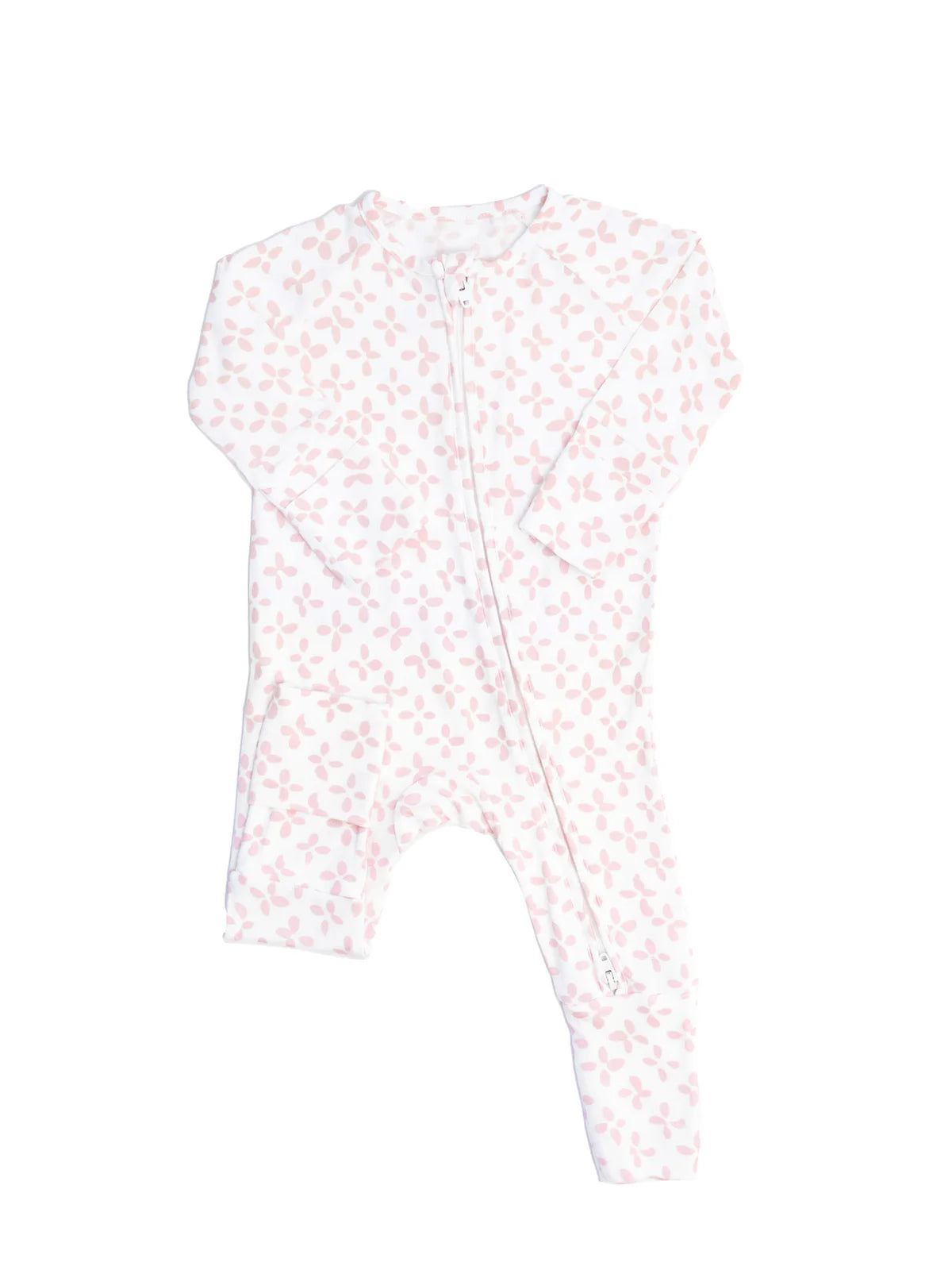 The Uptown Baby Sleeper in Pink Clover