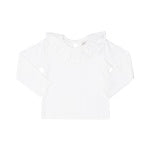 The Oaks Larrison White Moonstitch Top