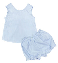 James & Lottie | Bloomer Set in Blue Gingham